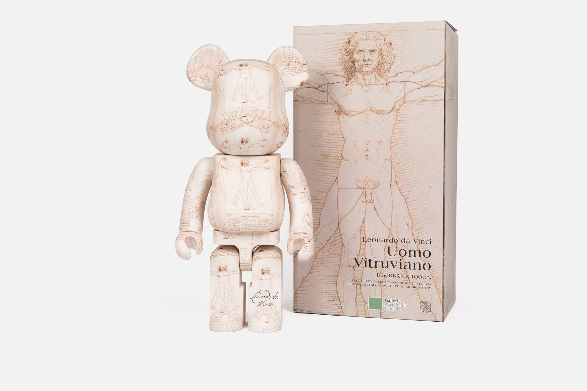 Be@rbrick 1000% 'LEONARDO DA VINCI VITRUVIAN MAN'